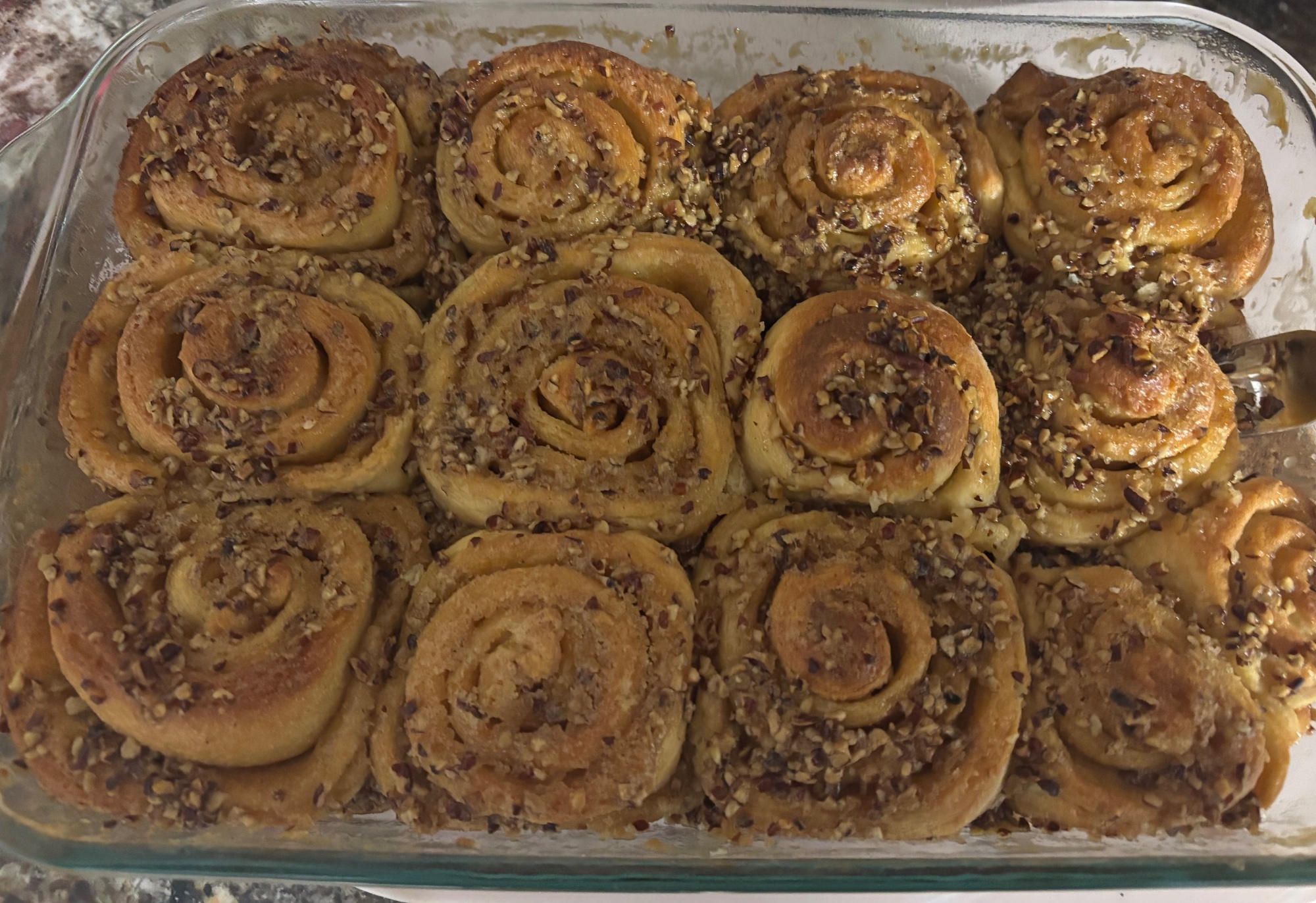 Maple Pecan Cinnamon Rolls