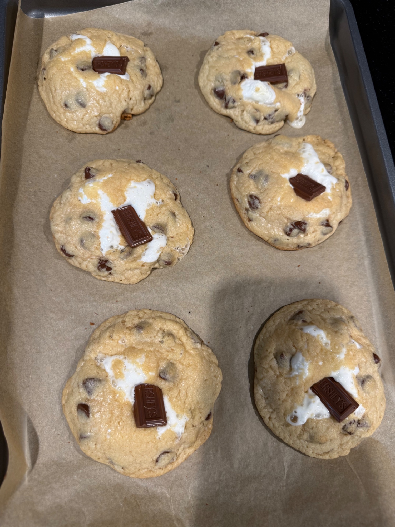 S’mores cookies