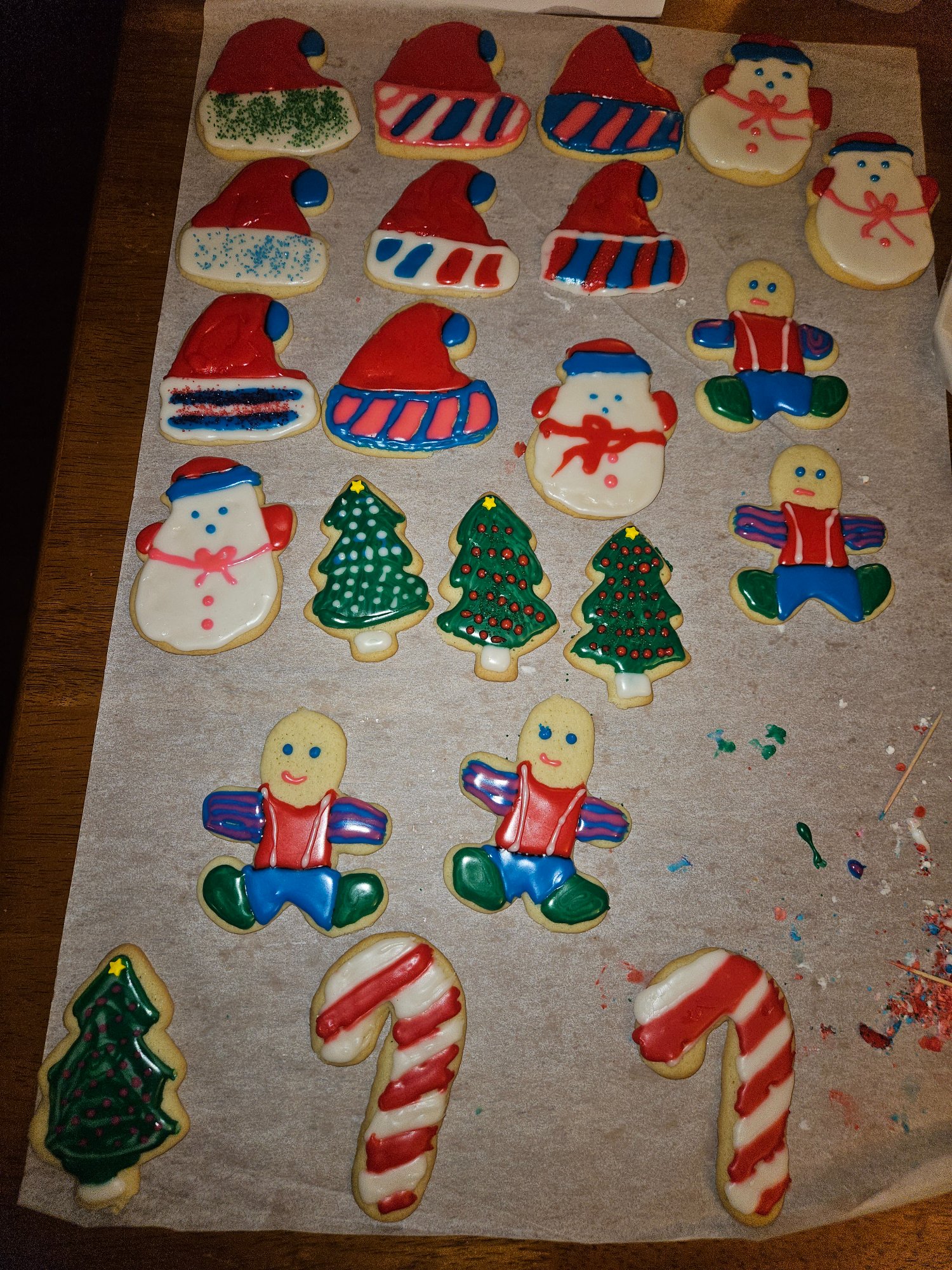 Iced sugar cookies