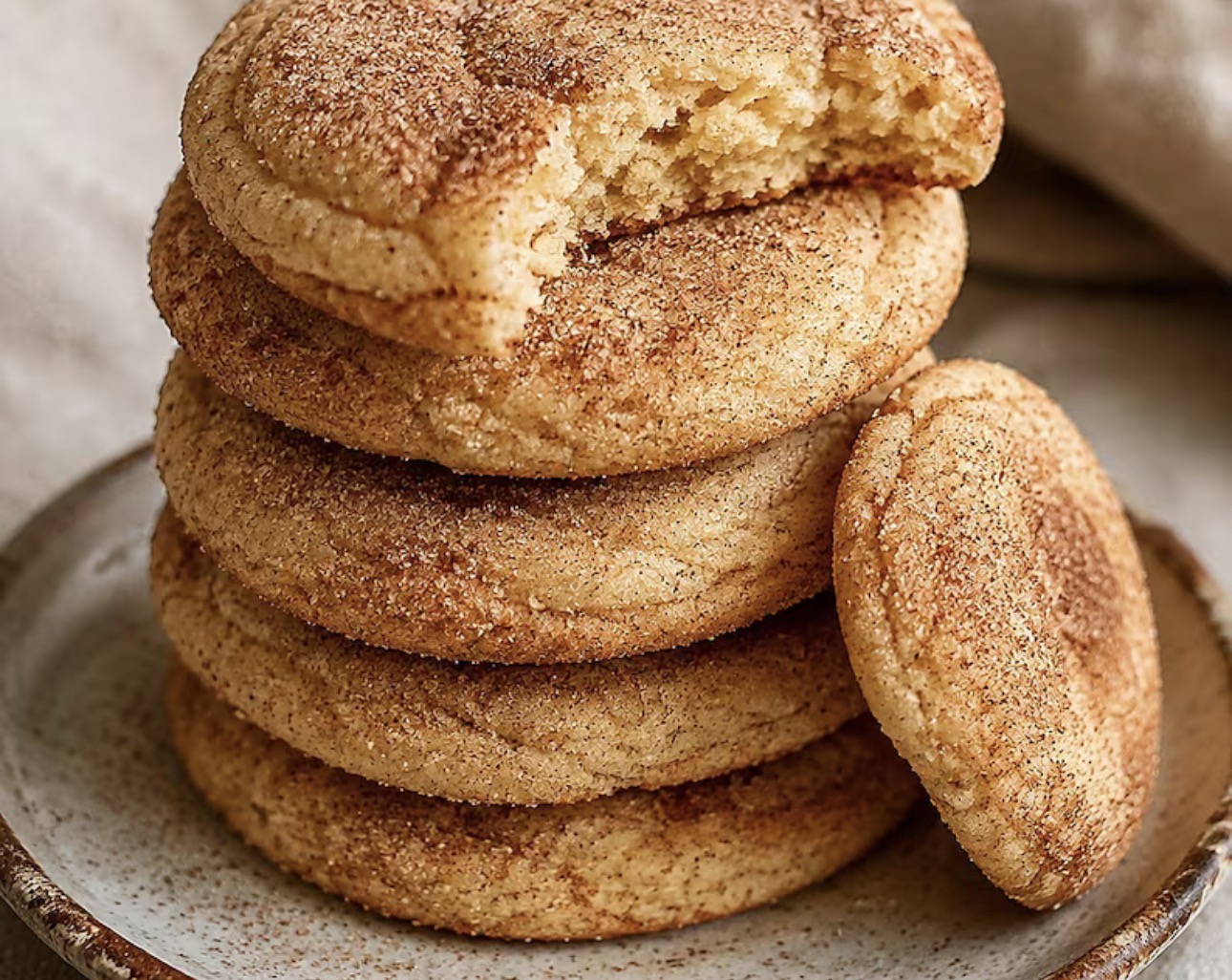 Sourdough Snickerdoodle Cookies