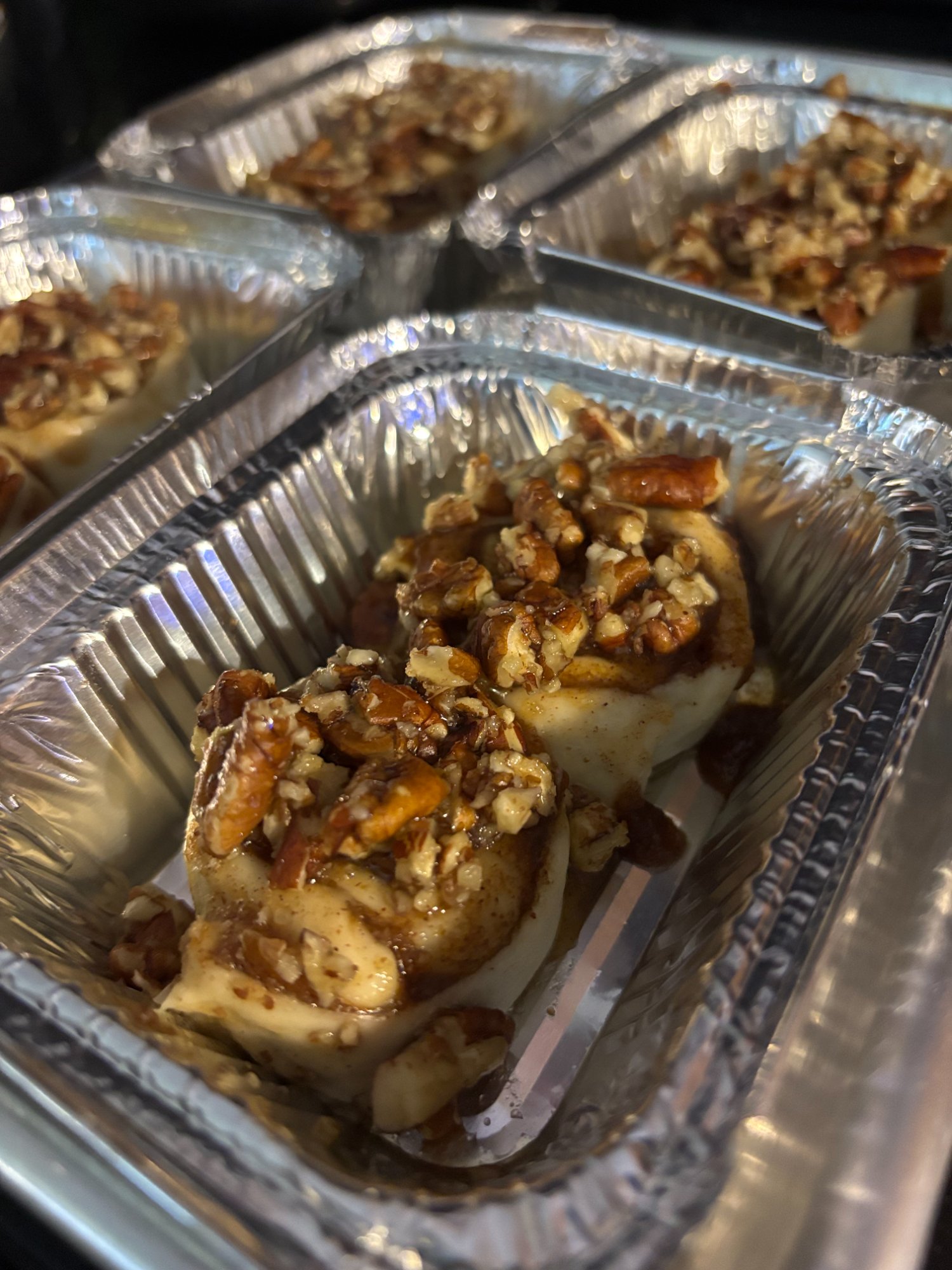 Maple Pecan Cinnamon Rolls